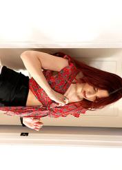 April Snow XXX Stripping Tiny Tits Legsex Porn