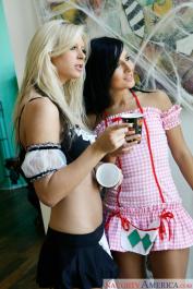 Ashli and Brooke's blowjob xxx