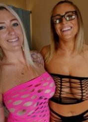 Best friends Alex Priest & Paris Knight engage in a POV threesome