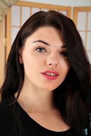 Brunette British teen Ktee Marie shows her body and plays with a sex toy