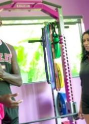 Brunette MILF Rae West has sexual intercourse with a black man