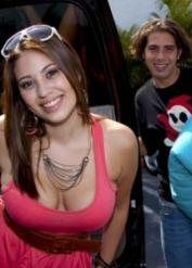 Busty Latina pornstar Selena Castro fucking big dick outdoor