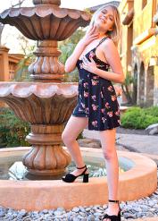 Coco Lovelock XXX Emopornopasscom Shaved Pink Dress Porn