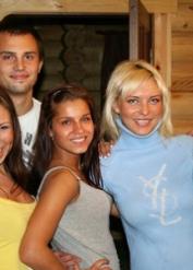 College students participate in group sex games at their weekend rental