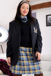 College Uniform featuring Ava Dalush XXX Photos
