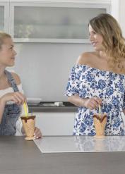 Cool Angel and Izzy's medium size tits scene