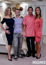 Doggystyle porn with perfect Lilly James and Christy Love from Mom Swap