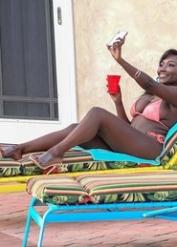 Ebony mom Osa Lovely enjoys an IR doggystyle fuck & gets her big ass jizzed