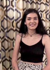 Flirtatious Nikki Venom's natural tits porn
