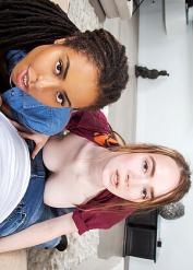 Hazel Moore Kira Noir XXX Downblouse Pov Ffm Threesome Sexobabes Porn