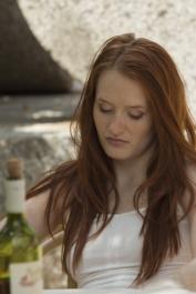 Hot chick Denisa Heaven blows and fucks her pervy step grandfather outdoors