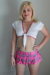 Kinky schoolgirl Rikki Rumor getting done by her horny bald stepdad