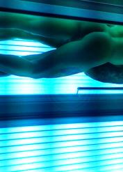 Layna Landry XXX Newed Tanning Booth Blowjob Porn