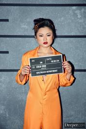 Lulu Chu's brunette scene by Deeper