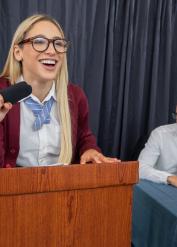 Moms Bang Teens featuring Abella Danger and Kit Mercer's missionary smut