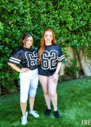 Pin-up Madison and Leana's big ass video
