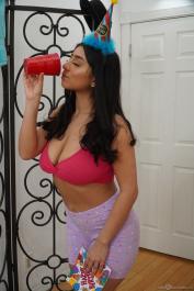 Provocative Violet Myers at latina clip