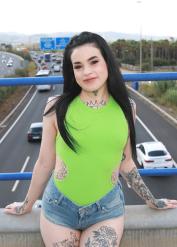 Saba Lapiedra's blowjob movie by Public Bang