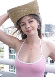 Stunner Lola's legs on shoulders clip