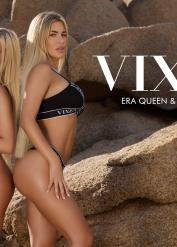 Unapproachable Era and Ema's double blowjob sex