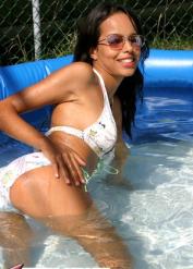 Zeina Heart XXX Mouthful Bikini Femme Porn