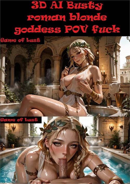 3D AI Busty Roman Blonde Goddess POV Fuck