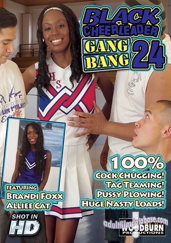 Black Cheerleader Gang Bang 24